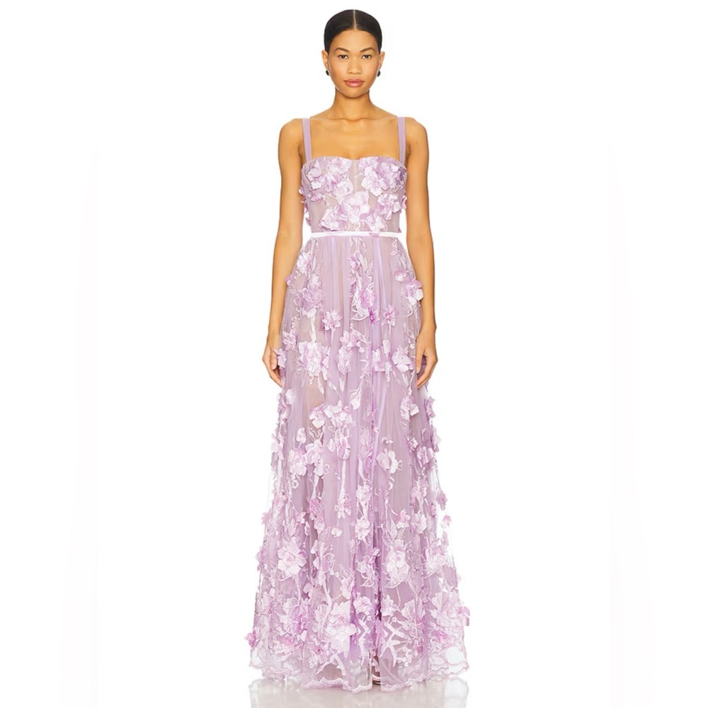 NWT Bronx and Banco Anastasia Maxi Dress in Lavender